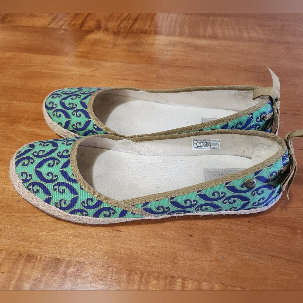 Ugg Australia Indah Marrakech Ballet Flat Slip On Shoes 9.5